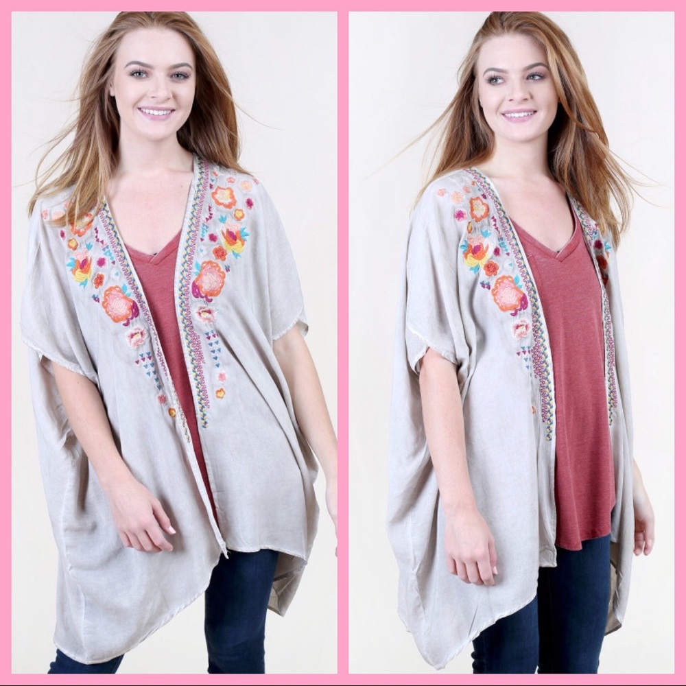 ALTAR’D STATE | “Allier” Embroidered Kimono